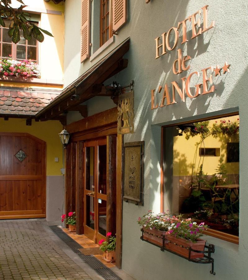 Hotel De L'Ange Niedermorschwihr Exteriör bild