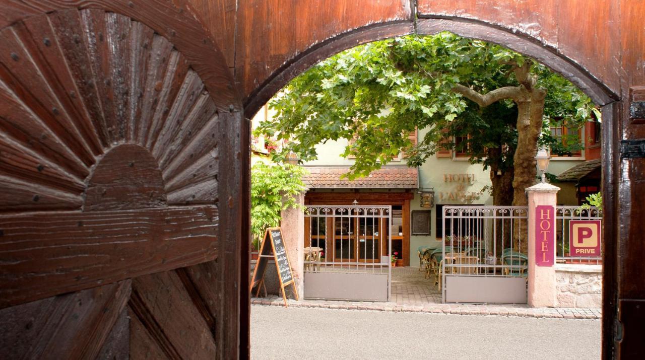Hotel De L'Ange Niedermorschwihr Exteriör bild